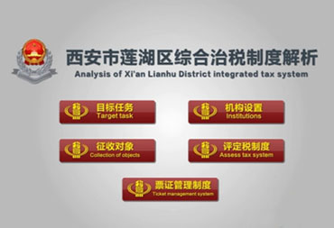西安市蓮湖區(qū)綜合治稅制度解析動畫
